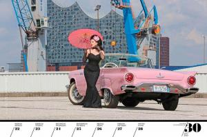 Календарь Girls & Legendary US-Cars 2019 года