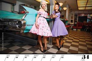 Календарь Girls & Legendary US-Cars 2019 года