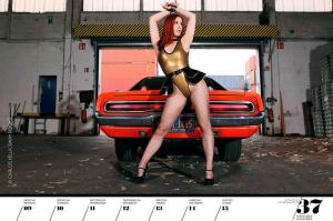 Календарь Girls & Legendary US-Cars 2019 года