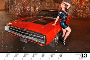 Календарь Girls & Legendary US-Cars 2019 года