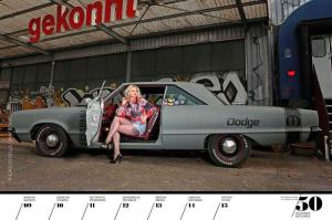 Календарь Girls & Legendary US-Cars 2019 года
