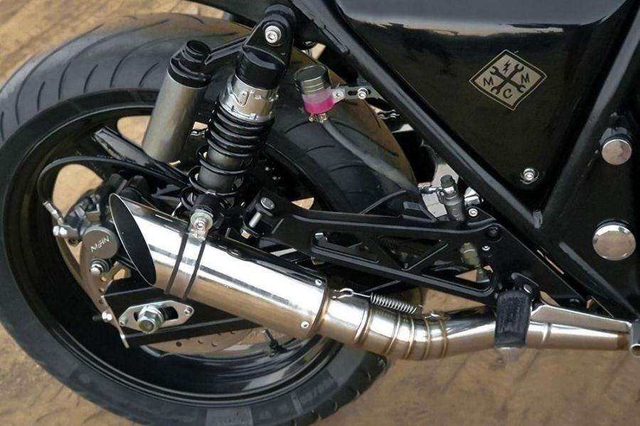 520 мм мотоцикл ретро выхлопная труба глушитель для Кафе Racer Мотоцикл Чоппер на заказ