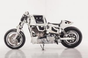 1997 Harley-Davidson Super Glide Brut Voorut by Nico Naeye