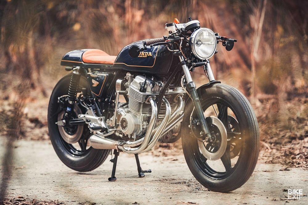 Кафе рейсер Honda CB750 из Пакистана от Zeeshan Motorsports