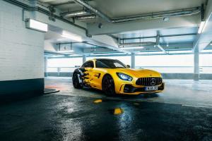 2019 Mercedes-AMG GT R Urban Camo And Yellow Wrap by Fostla.de