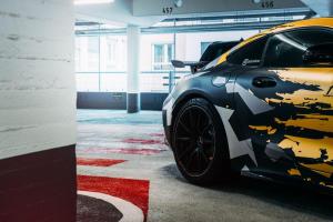 2019 Mercedes-AMG GT R Urban Camo And Yellow Wrap by Fostla.de