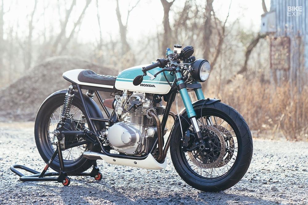 Merlin Cycleworks: кафе рейсер Honda CB360