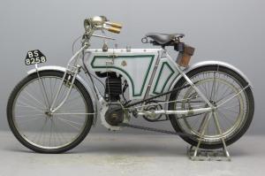 Старинный мотоцикл Rex 1904 года