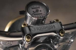 2008 Triumph Bonneville #43 Ruby by Tamarit Motorcycles