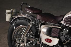 2008 Triumph Bonneville #43 Ruby by Tamarit Motorcycles