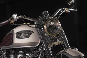 2008 Triumph Bonneville #43 Ruby by Tamarit Motorcycles