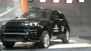 Европейская организация Euro NCAP разбила в испытаниях новый Range Rover Evoque