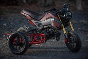 Кастомный GUS - Honda Grom с коляской в исполнении мастерской Industrial Moto