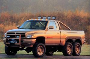 Концептуальный автомобиль из 1998 года: мощный Dodge Ram T-Rex 6x6