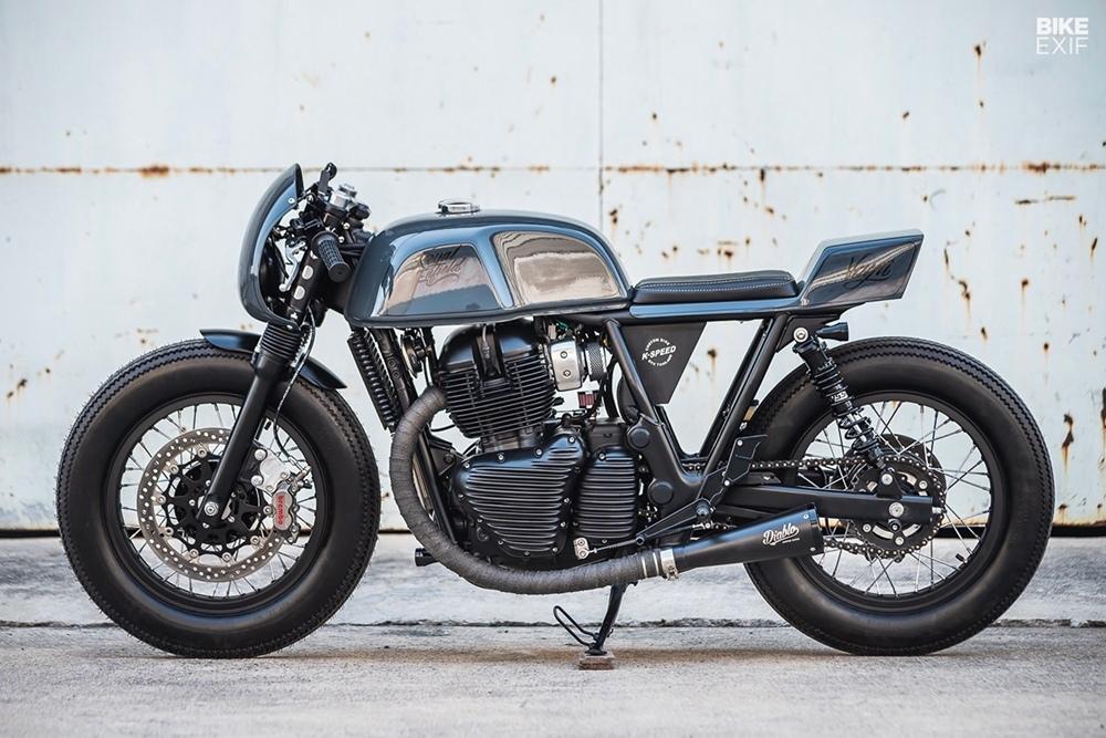 Кафе рейсер Royal Enfield Continental GT: преображение от тайских специалистов