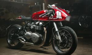 Triumph Thruxton 900 Fast Racer by Timokhin Custom Design
