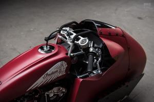 «Appaloosa» - Indian Scout Bobber от бельгийской мастерской на показе в Италии