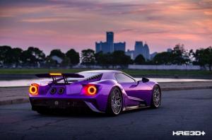 Ford GT on HRE Wheels (HRE3D+)