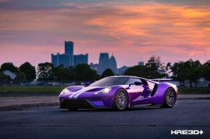 Ford GT on HRE Wheels (HRE3D+)