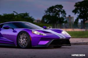 Ford GT on HRE Wheels (HRE3D+)