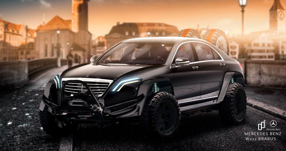 Brabus сделали из Mercedes-Benz S-Class внедорожник для марафона Дакар