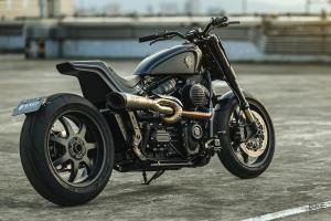 Harley-Davidson Street Bob Tarmac Raven by Rough Crafts