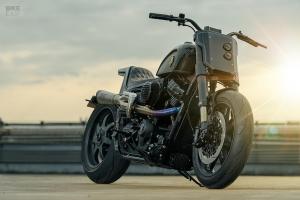 Harley-Davidson Street Bob Tarmac Raven by Rough Crafts