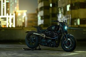 Harley-Davidson Street Bob Tarmac Raven by Rough Crafts