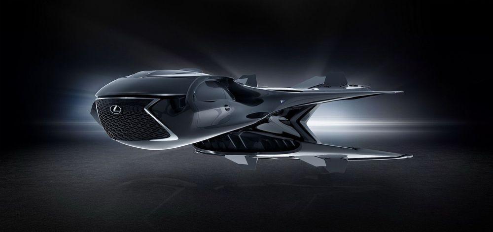 «Люди в черном» и Lexus объединились. Автомобиль, превращающийся в космический корабль