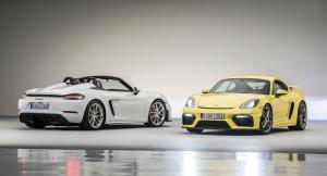 Porsche 718 Spyder и Porsche 718 Cayman GT4