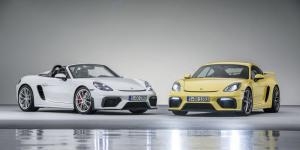 Porsche 718 Spyder и Porsche 718 Cayman GT4