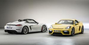 Porsche 718 Spyder и Porsche 718 Cayman GT4
