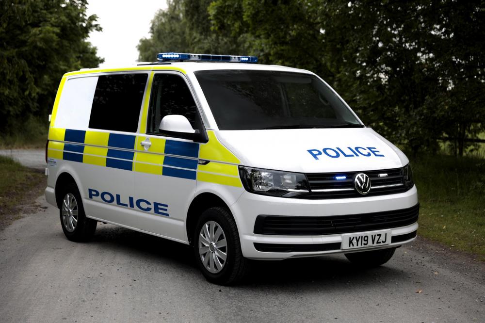 Фургон от Volkswagen Transporter, предназначенный для полиции