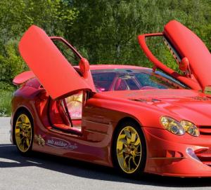 Mercedes-Benz SLR McLaren 999 Red Gold Dream by Anliker 2011 года
