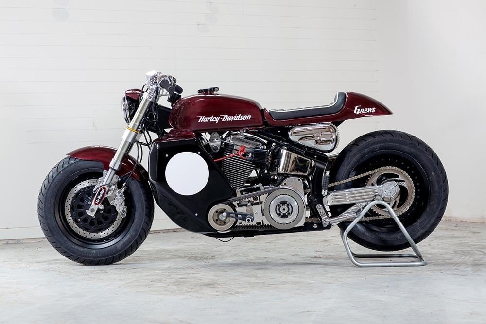 Кафе рейсер Harley-Davidson Fat Boy: смелая работа от Mr Martini