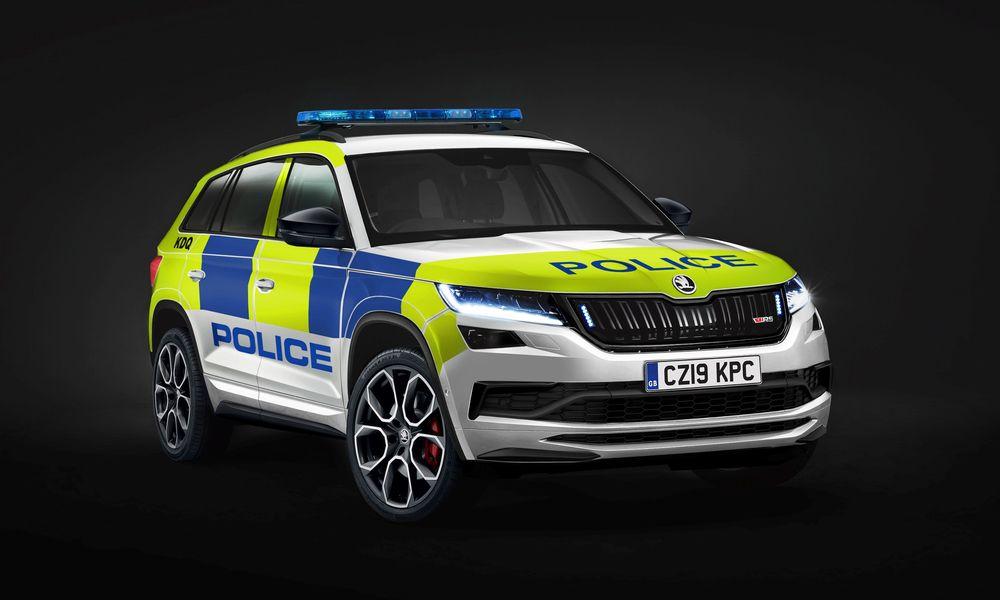 Мощнейший Skoda Kodiaq превращен в «идеальную патрульную машину»