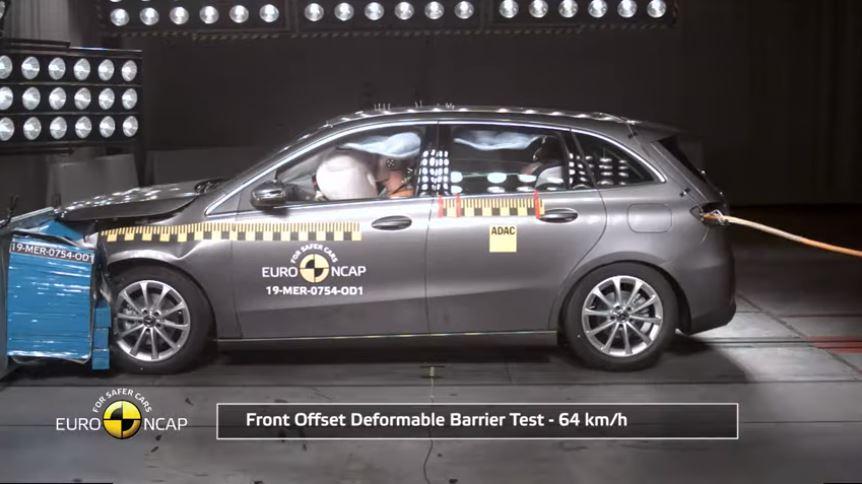 Mercedes-Benz B-Class подвергся краш-тесту Европейской проверки