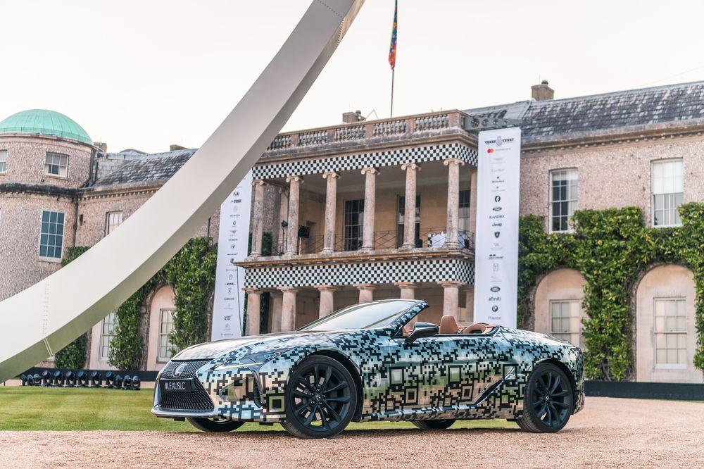 Lexus LC Convertible Prototype 2019 года
