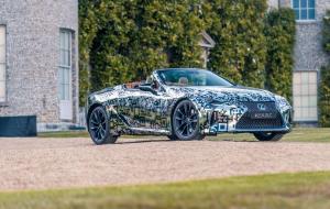 Lexus LC Convertible Prototype 2019 года