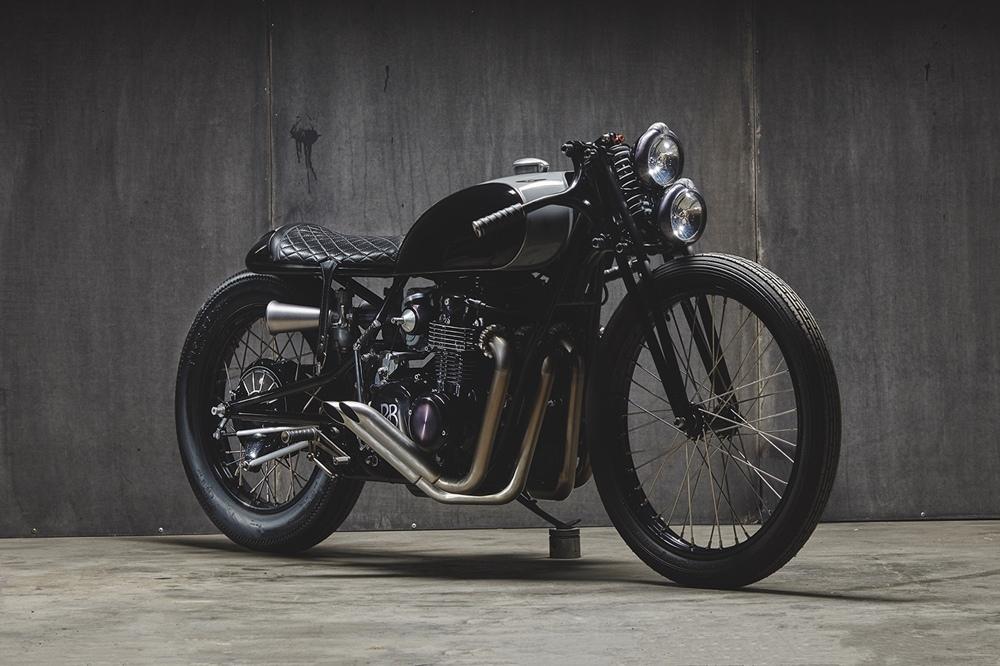 Кафе рейсер Honda CB550 от мастерской Popbang Classics