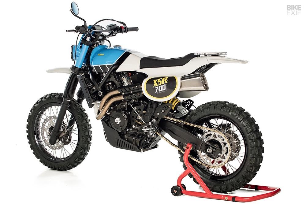 Скрэмблер Yamaha XSR700 как результат работы Capelo’s Garage плюс Elemental Ride