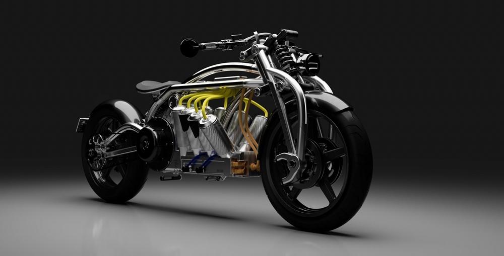 Электрический байк Zeus Radial V8 от Curtiss Motorcycles