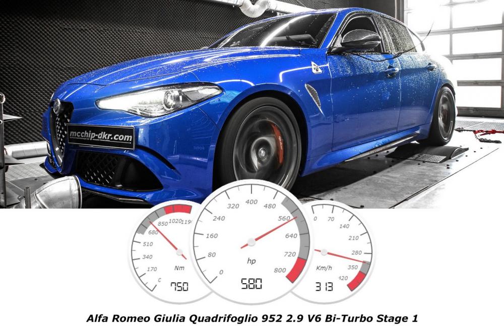 Усовершенствованная Alfa Romeo Giulia Quadrifoglio стала мощнее, чем Ferrari 488 GTB
