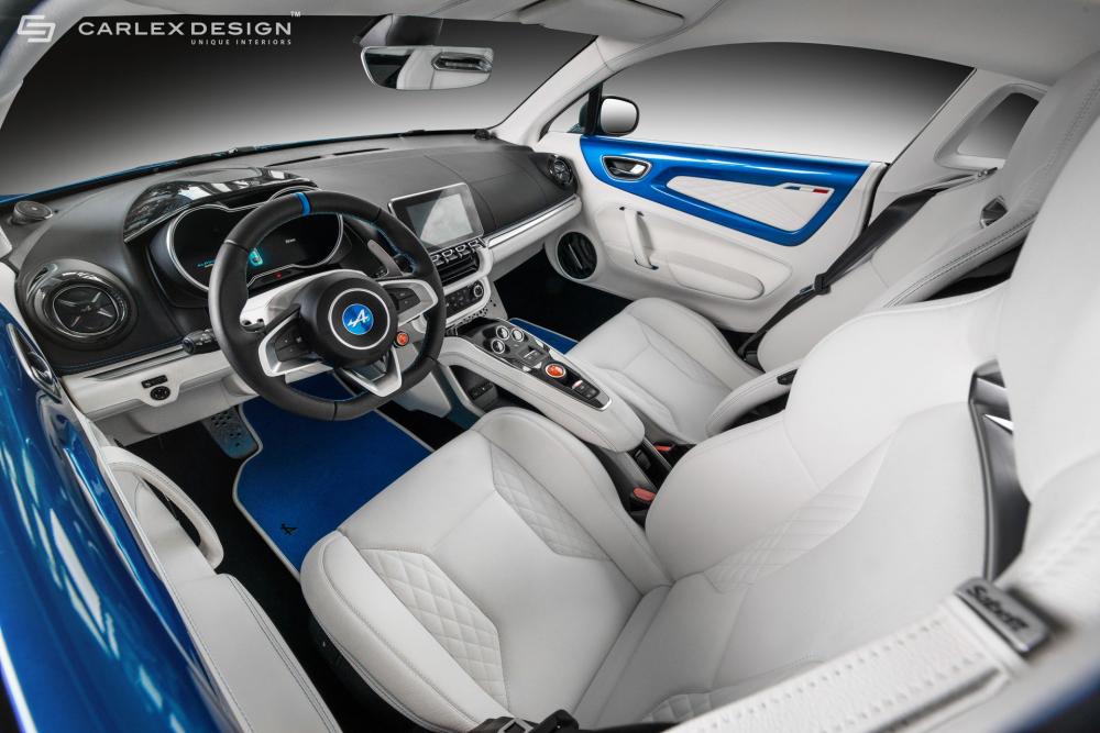 Alpine A110 получил премиальный интерьер благодаря Carlex Design