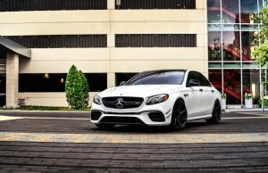 Mercedes-AMG E63 S on Ferrada Wheels (FR7 Matte Black) 2019 года