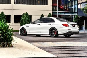 Mercedes-AMG E63 S on Ferrada Wheels (FR7 Matte Black) 2019 года