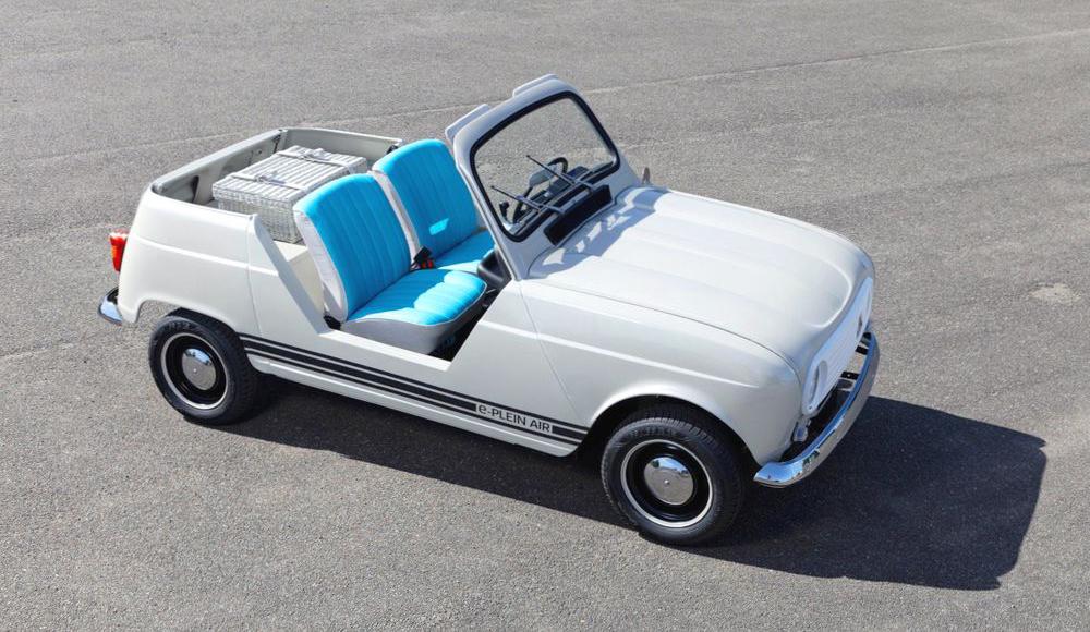 Легендарный Renault 4 возрождён в электромобиле с открытым верхом