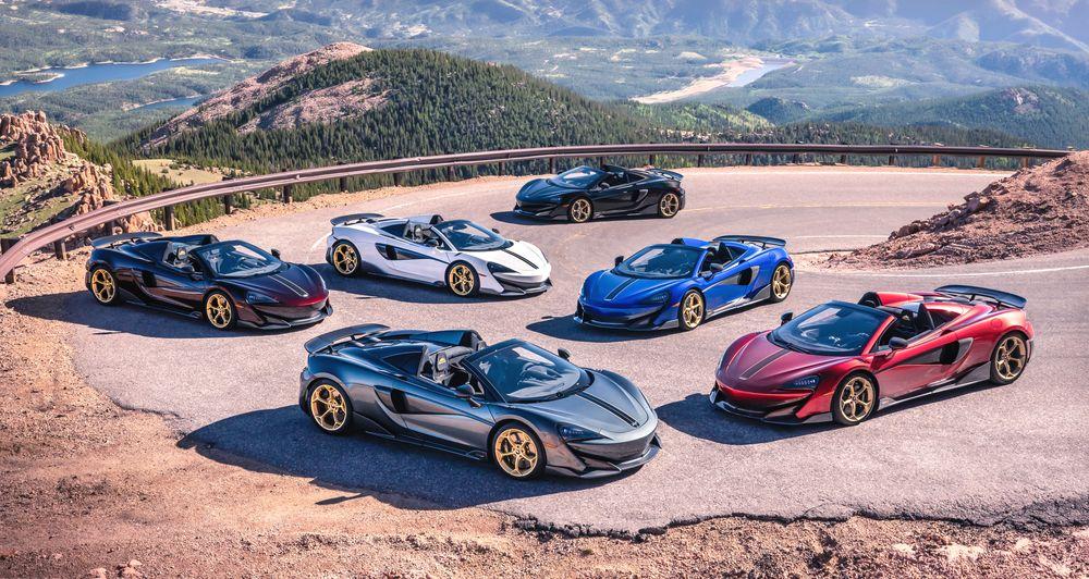 Эксклюзивная коллекция из 6 машин McLaren посвящается ежегодной гонке на Пайкс Пик