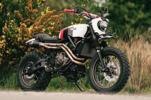 Кастомный Yamaha XSR700: на этот раз по-французски, от мастерской Sur Les Chapeaux De Roues