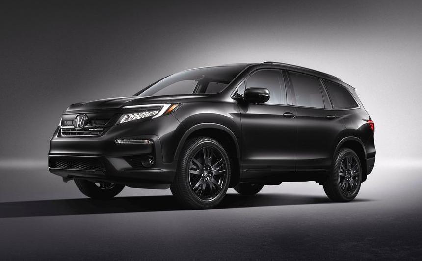 Honda Pilot в тотальном черном